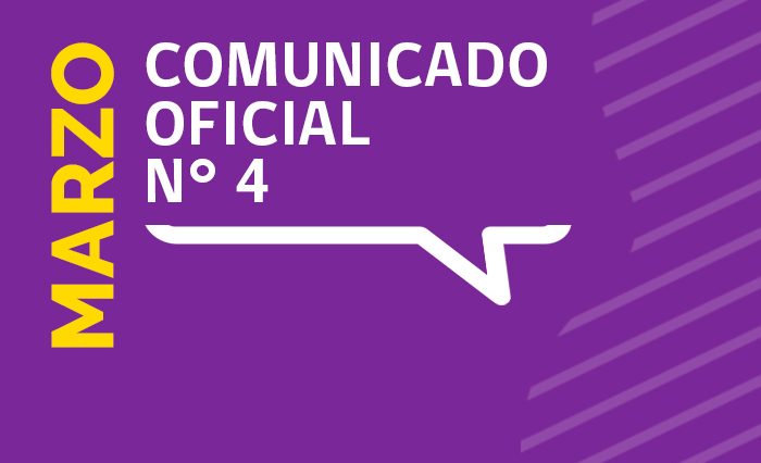 Comunicado N°4